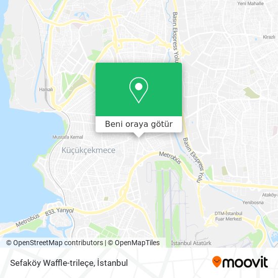 Sefaköy Waffle-trileçe harita