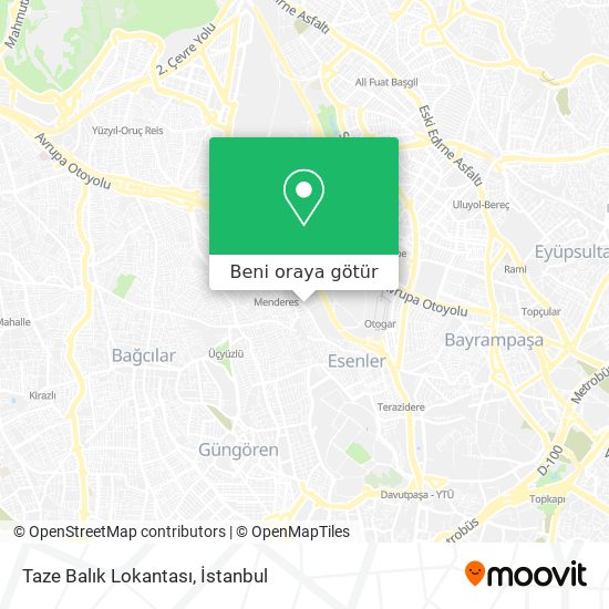 Taze Balık Lokantası harita