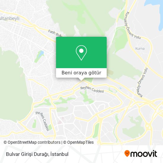 Bulvar Girişi Durağı harita