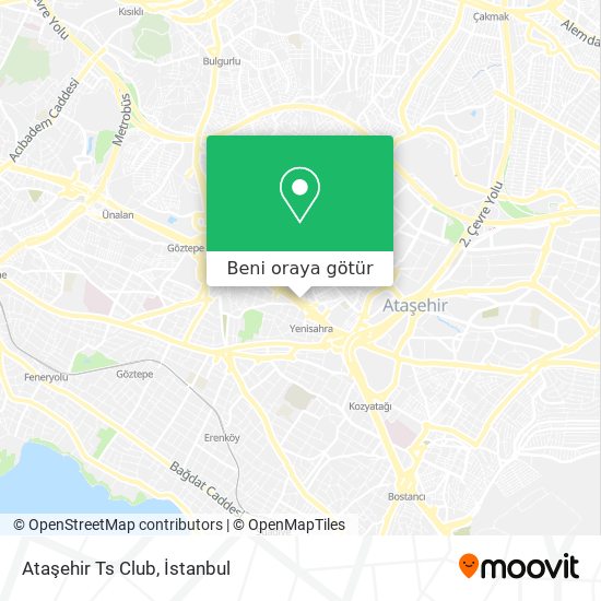 Ataşehir Ts Club harita