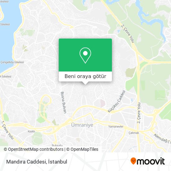 Mandıra Caddesi harita