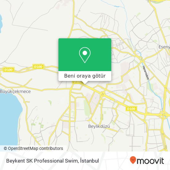 Beykent SK Professional Swim harita