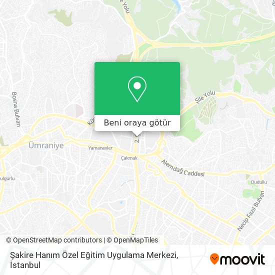 Şakire Hanım Özel Eğitim Uygulama Merkezi harita