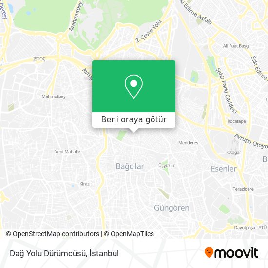 Dağ Yolu Dürümcüsü harita