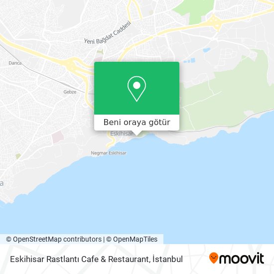 Eskihisar Rastlantı Cafe & Restaurant harita
