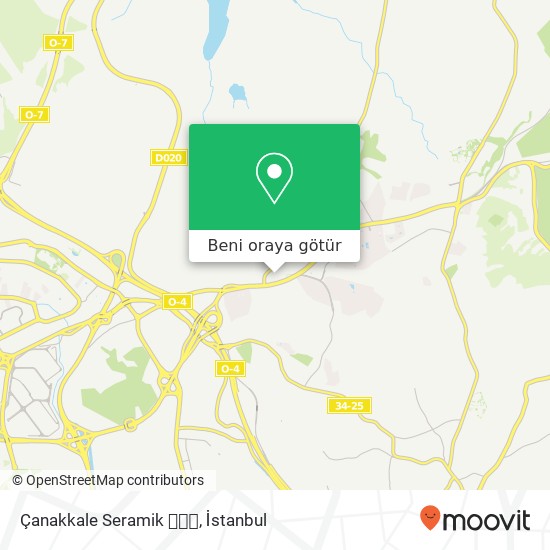 Çanakkale Seramik 📌📦🚚 harita