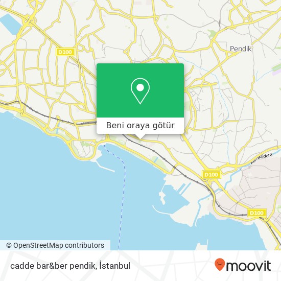 cadde bar&ber pendik harita