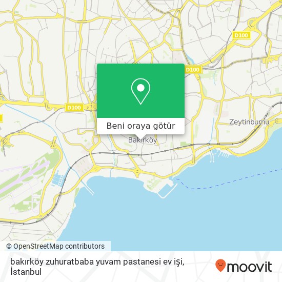 bakırköy zuhuratbaba yuvam pastanesi ev işi harita