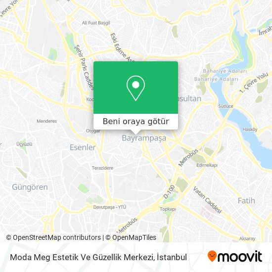Moda Meg Estetik Ve Güzellik Merkezi harita