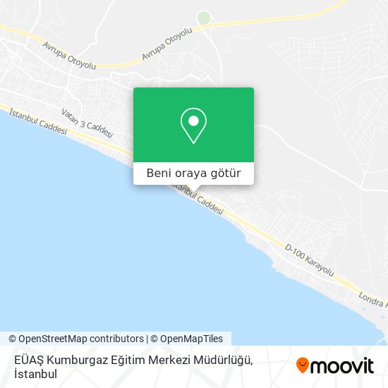 EÜAŞ Kumburgaz Eğitim Merkezi Müdürlüğü harita