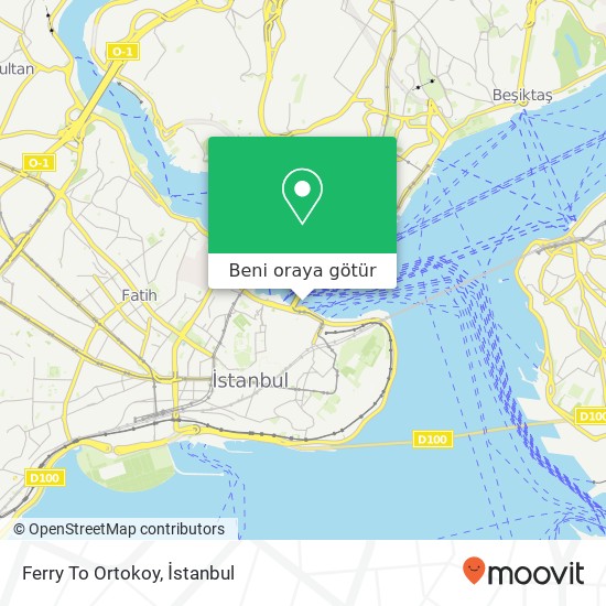 Ferry To Ortokoy harita