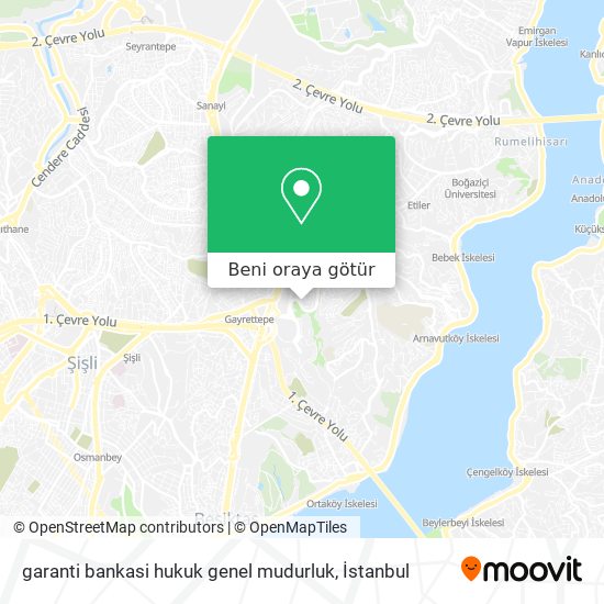 garanti bankasi hukuk genel mudurluk harita