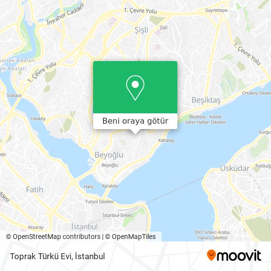 Toprak Türkü Evi harita