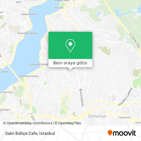 Saklı Bahçe Cafe harita