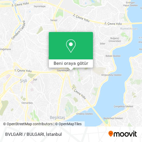BVLGARI / BULGARI harita