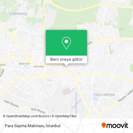 Para Sayma Makinası harita