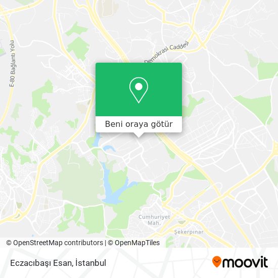 Eczacıbaşı Esan harita