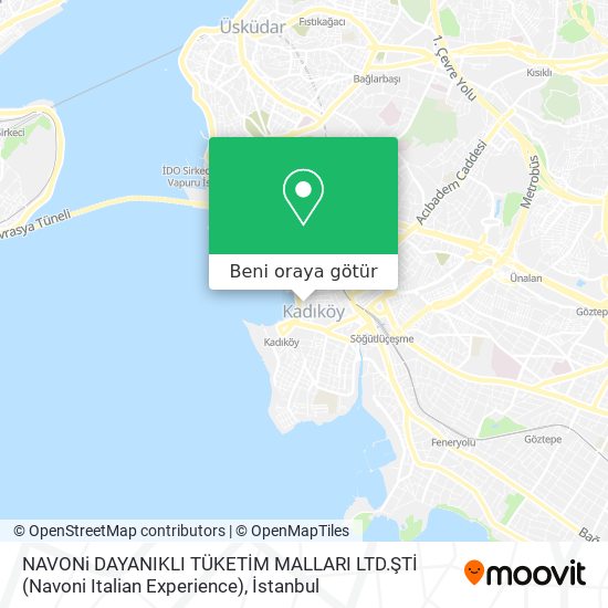 NAVONi DAYANIKLI TÜKETİM MALLARI LTD.ŞTİ (Navoni Italian Experience) harita