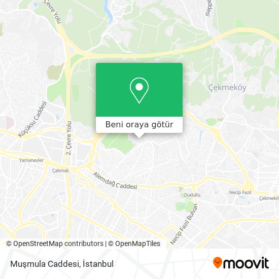 Muşmula Caddesi harita
