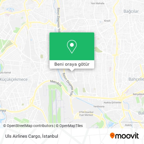 Uls Airlines Cargo harita