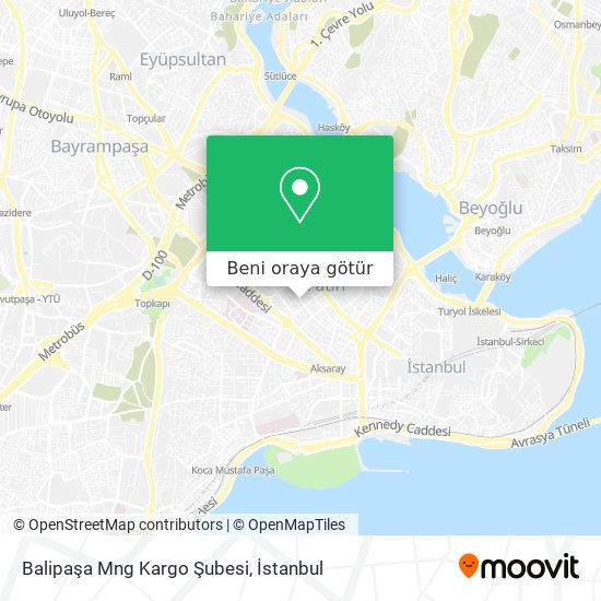 Balipaşa Mng Kargo Şubesi harita