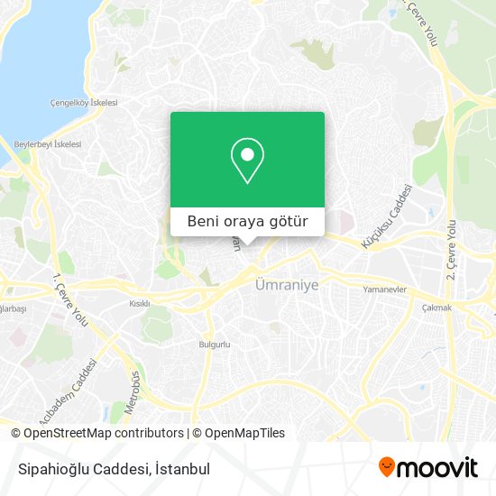 Sipahioğlu Caddesi harita