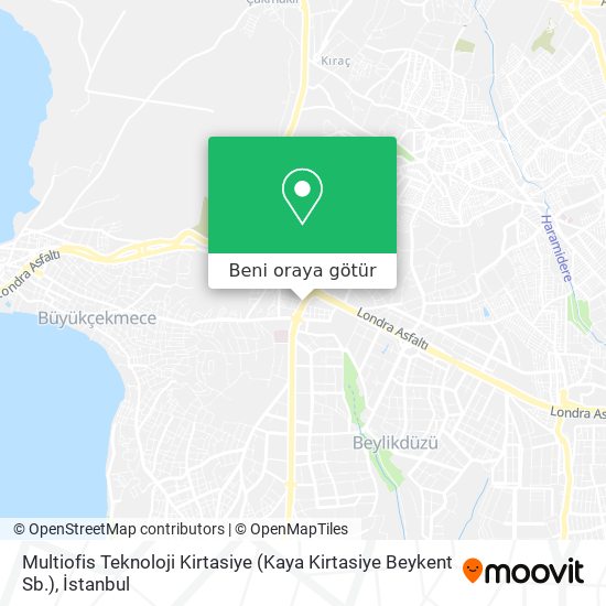 Multiofis Teknoloji Kirtasiye (Kaya Kirtasiye Beykent Sb.) harita