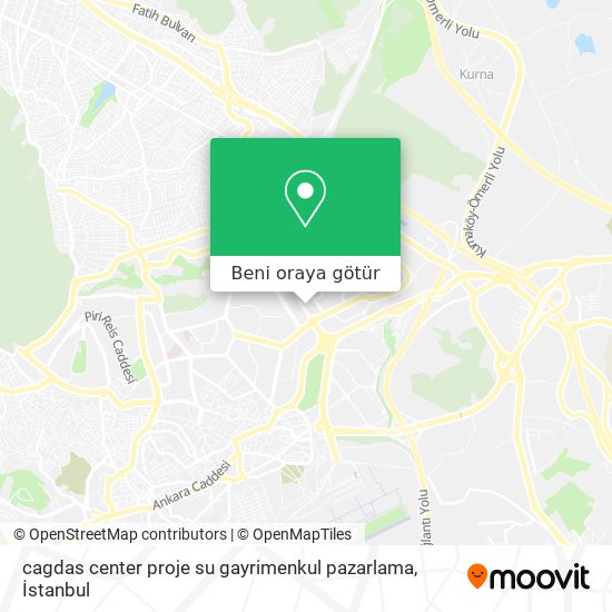 cagdas center proje su gayrimenkul pazarlama harita