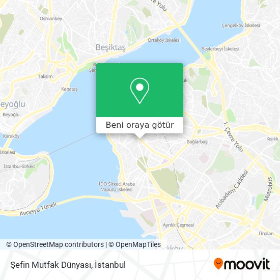 Şefin Mutfak Dünyası harita