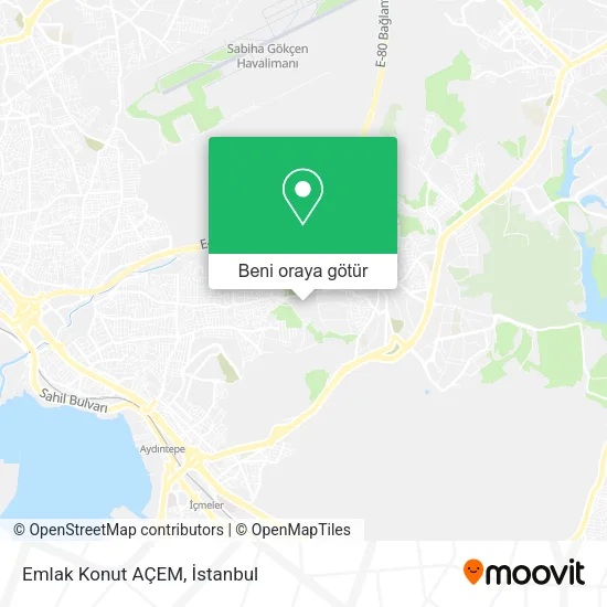 Emlak Konut AÇEM harita