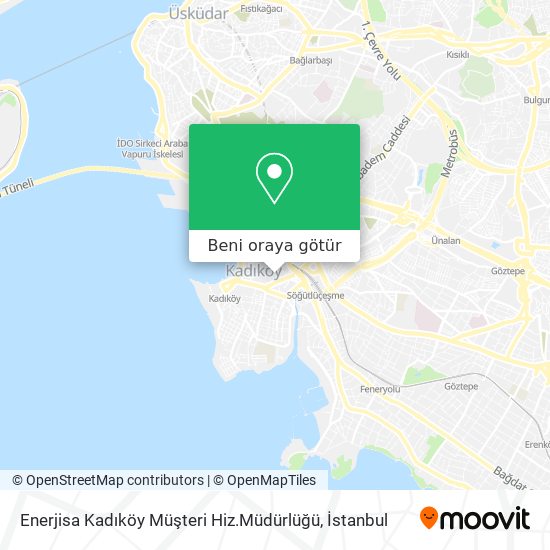 Enerjisa Kadıköy Müşteri Hiz.Müdürlüğü harita