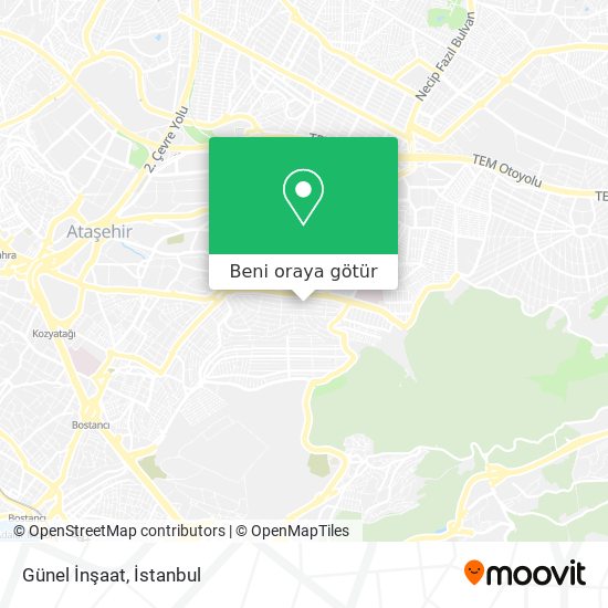 Günel İnşaat harita