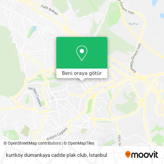 kurtköy dumankaya cadde plak club harita