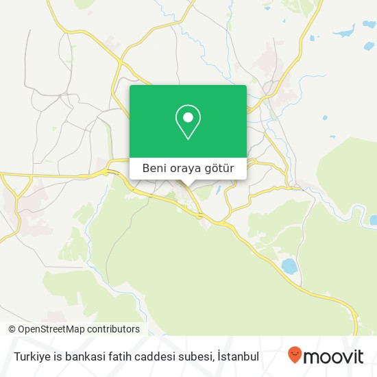 Turkiye is bankasi fatih caddesi subesi harita