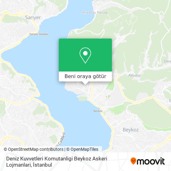 Deniz Kuvvetleri Komutanligi Beykoz Askeri Lojmanlari harita