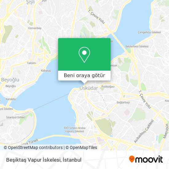 Beşiktaş Vapur İskelesi harita