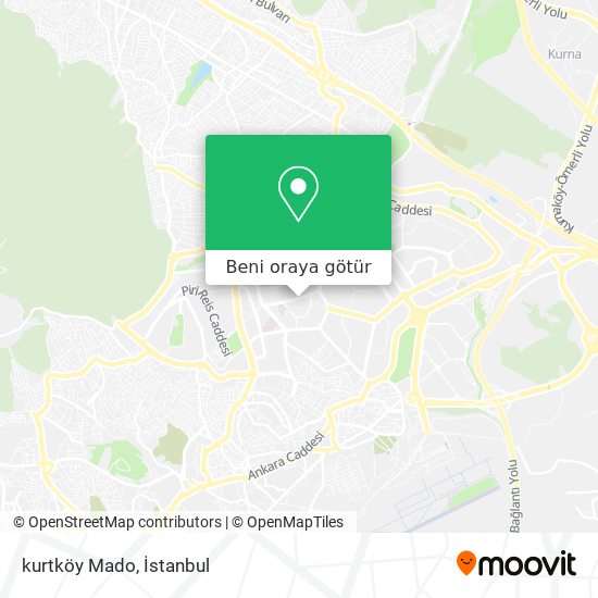 kurtköy Mado harita