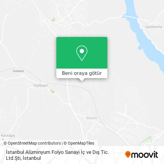 İstanbul Alüminyum Folyo Sanayi İç ve Dış Tic. Ltd.Şti harita