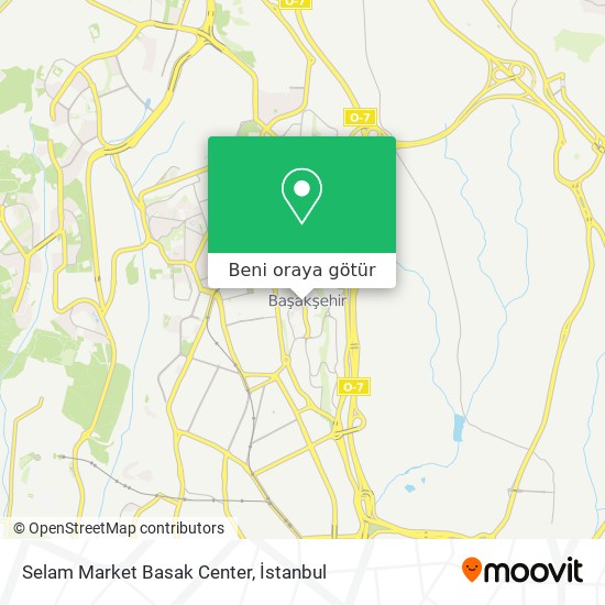 Selam Market Basak Center harita