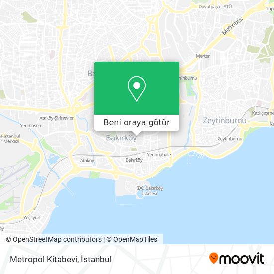 Metropol Kitabevi harita