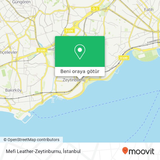 Mefi Leather-Zeytinburnu harita