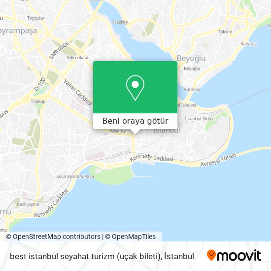 best istanbul seyahat turizm (uçak bileti) harita