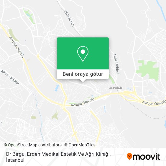 Dr Birgul Erden Medikal Estetik Ve Ağrı Kliniği harita