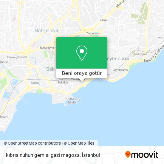 kıbrıs nuhun gemisi gazi magosa harita