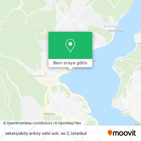 zekeriyaköy arıköy selvi sok. no 2 harita
