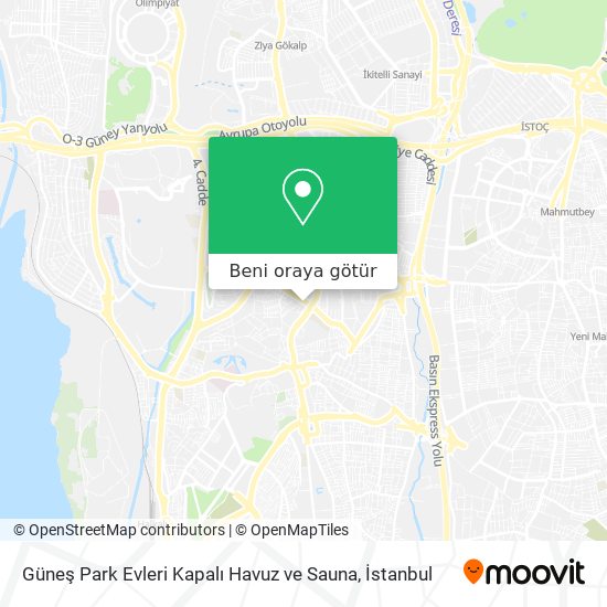 Güneş Park Evleri Kapalı Havuz ve Sauna harita