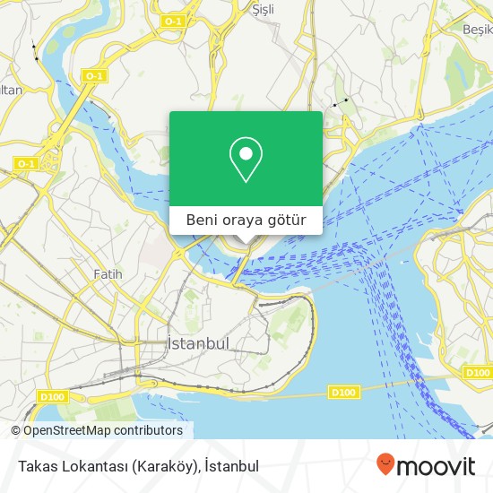 Takas Lokantası (Karaköy) harita