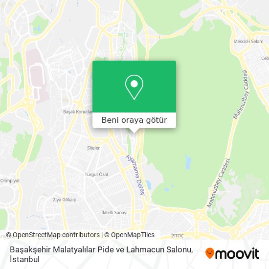 Başakşehir Malatyalılar Pide ve Lahmacun Salonu harita