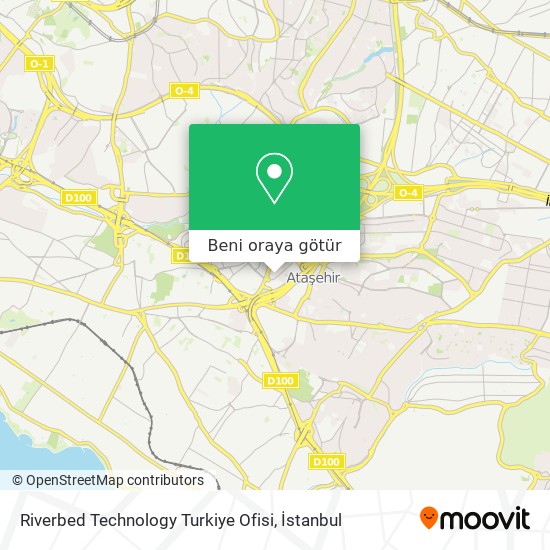 Riverbed Technology Turkiye Ofisi harita