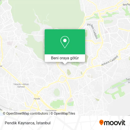 Pendik Kaynarca harita